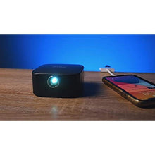 Load image into Gallery viewer, Miroir M75 Portable Projector | 50 Picture LED Movie Projector with Built-In HDMI &amp; Speakers | Rechargeable Mini Projector for 2 Hours of Outdoor Entertainment | TV, Game Console, &amp; Phone Projector_3252

