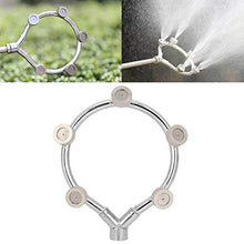 Load image into Gallery viewer, Misting Nozzle Five Hose, Hose Nozzle Nozzle, Hose Nozzle Mobile Water Pressure Sprayer Tools Garden Accessories Stainless Steel_1295
