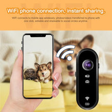 Load image into Gallery viewer, MITNOTY HD 1080P Pet Camera Collar with Video Record, Wireless Mini Sport Cam Built in WiFi, Small Body Action Cameras for Pet Supplies/Cycling/Travel/Walking, Black_812
