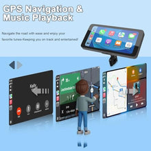 Load image into Gallery viewer, MITNOTY Motorcycle CarPlay &amp; Android Auto, 6.5 Inch Wireless Carplay Screen with GPS Navigation, IP67 Waterproof Touchscreen, Bluetooth, Portable Screen for Motorbike, Dual Bluetooth, Siri, G-Assist_2510
