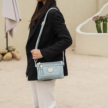 Load image into Gallery viewer, MKF Collection Crossbody bag for women, Adjustable Strap Vegan leather Shoulder Bag messenger Purse by Mia K, Pink_248
