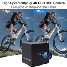 Load image into Gallery viewer, MMlove 8K USB Camera 48MP Webcam 4K 30FPS High Speed Autofocus Lightburn Camera with 70 Degree No Distortion Lens Industrial Security Wabcam for Skype/Zoom/FaceTime/Hangouts,PC/Laptop/Raspberry Pi, Black_6746
