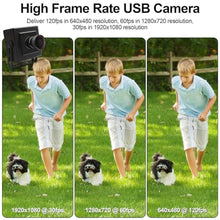 Load image into Gallery viewer, MMlove USB Camera 1080P HD Webcam 170 Degree Wide Angle Fisheye Lens_1098
