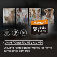 Load image into Gallery viewer, MMOMENT MM13 512GB Micro SDXC Card, A1, V30, UHS-I, U3, Class 10 Compatible, Read Up to 95 MB/s, Write Up to 70MB/s, SD Adapter Included, MMMAVGB_4484
