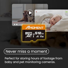 Load image into Gallery viewer, MMOMENT MM13 512GB Micro SDXC Card, A1, V30, UHS-I, U3, Class 10 Compatible, Read Up to 95 MB/s, Write Up to 70MB/s, SD Adapter Included, MMMAVGB_4485

