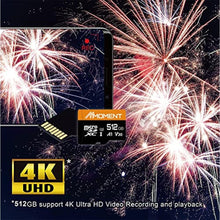 Load image into Gallery viewer, MMOMENT MM13 512GB Micro SDXC Card, A1, V30, UHS-I, U3, Class 10 Compatible, Read Up to 95 MB/s, Write Up to 70MB/s, SD Adapter Included, MMMAVGB_4487
