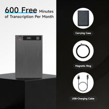 Load image into Gallery viewer, Mobvoi TicNote AI Voice Recorder, AI Transcription &amp; Summary, 64GB, Gray_142
