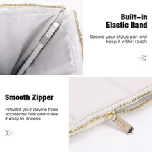 Load image into Gallery viewer, MoKo 9-11 Inch PU Leather Tablet Sleeve Bag Padded Protective Carrying Case, White_1289

