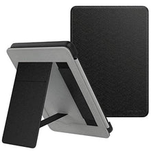 Load image into Gallery viewer, MoKo Case Fits Kindle Paperwhite (10th Generation, 2018 Releases), Lightweight PU Leather Cover Stand Shell with Hand Strap for Amazon Kindle Paperwhite 2018 E-reader - Black_1
