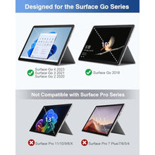 Load image into Gallery viewer, MoKo Microsoft Surface Go Type Cover, Lightweight Ultra-Slim Wireless Bluetooth Keyboard with Micro-USB Charging Cable and Built-in Rechargeable Battery for Surface Go 10 2018 Tablet - Black_7238
