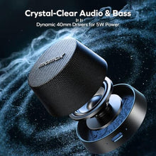 Load image into Gallery viewer, MOMAX Magnetic Portable Wireless Speaker, Enhanced Bass &amp; Clear Sound, Black_110
