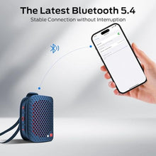 Load image into Gallery viewer, Monster Blaster Micro Wearable Bluetooth Speaker, Clip-On Wireless Small Portable Speaker with Built-in Mic (Non-Magnetic), IPX7 Waterproof, TWS, Hands-Free Music/Calls for Work/Cycling/Running, Blue_7152
