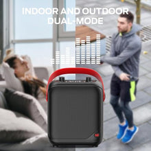 Load image into Gallery viewer, Monster MFS 1 Portable Bluetooth Speakers, Wireless Bluetooth Speaker with 40W Loud Stereo Sound, Outdoor Speakers with Handle, 12H Playtime, Supports TF Card, AUX for Indoor Outdoor, Black_178
