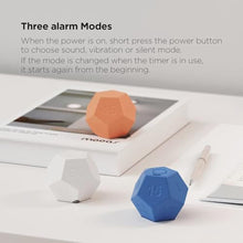 Load image into Gallery viewer, mooas Dodecagon Time Ball Rechargeable Mini Timer (White), 11 Preset Times, Desk &amp; Study Productivity Timer, Sound/Vibrate/Mute, Easy to Use_7764
