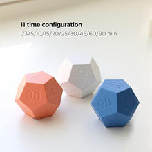 Load image into Gallery viewer, mooas Dodecagon Time Ball Rechargeable Mini Timer (Sand Peach), 11 Preset Times, Desk Productivity &amp; Workout Timer, Sound/Vibrate/Mute, Easy to Use, SandPeach_7744
