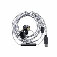 Load image into Gallery viewer, Moondrop CHU II DSP Headphones High Performance Dynamic Driver USB-C in-Ear Monitors Type-C with Microphone Earphone, Black_1
