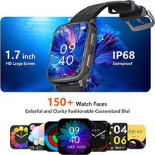 Load image into Gallery viewer, MorePro Smart Watch, Fitness Tracker with Heart Rate Blood Pressure Monitor, Fitness Watch &amp; Blood Oxygen Step Tracker,Pedometer Activity Touch Screen IP68 Waterproof Sleep Tracker for Women Men Black_1
