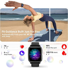 Load image into Gallery viewer, MorePro Smart Watch, Fitness Tracker with Heart Rate Blood Pressure Monitor, Fitness Watch &amp; Blood Oxygen Step Tracker,Pedometer Activity Touch Screen IP68 Waterproof Sleep Tracker for Women Men Black_848
