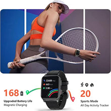 Load image into Gallery viewer, MorePro Smart Watch, Fitness Tracker with Heart Rate Blood Pressure Monitor, Fitness Watch &amp; Blood Oxygen Step Tracker,Pedometer Activity Touch Screen IP68 Waterproof Sleep Tracker for Women Men Black_849
