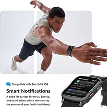 Load image into Gallery viewer, MorePro Smart Watch, Fitness Tracker with Heart Rate Blood Pressure Monitor, Fitness Watch &amp; Blood Oxygen Step Tracker,Pedometer Activity Touch Screen IP68 Waterproof Sleep Tracker for Women Men Black_850
