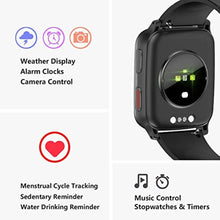 Load image into Gallery viewer, MorePro Smart Watch, Fitness Tracker with Heart Rate Blood Pressure Monitor, Fitness Watch &amp; Blood Oxygen Step Tracker,Pedometer Activity Touch Screen IP68 Waterproof Sleep Tracker for Women Men Black_851

