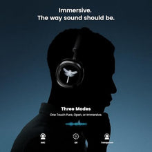 Load image into Gallery viewer, MorningBlues VWS X1 Wireless Over Ear Bluetooth Headphones, Noise Cancelling Headphones with 40mm Jamo Drivers, Dual OLED Touchscreen, APP Control, 60H Playtime, Silver_118
