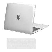 Load image into Gallery viewer, MOSISO Compatible with MacBook Air 13 inch Case M1 2021 2020 2019 2018 Release A2337 A2179 A1932 Touch ID, Plastic Hard Shell Cover&amp;Keyboard Cover for MacBook Air 13.3 inch Case M1, Transparent_1
