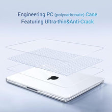 Load image into Gallery viewer, MOSISO Compatible with MacBook Air 13 inch Case M5 2026 M4 M3 M2 2025-2022, CrystalClear_8199
