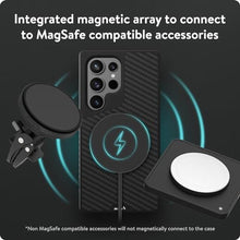 Load image into Gallery viewer, Mous Polycarbonate For Samsung Galaxy S24 Ultra Case Magsafe Compatible - Limitless 5.0 - White Acetate - Protective S24 Ultra Case - Shockproof Phone Cover, WhiteAcetate_1658
