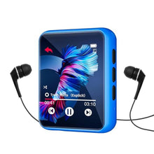 Load image into Gallery viewer, MP3 Player with Bluetooth 5.0 Portable HiFi Lossless Sound MP3 Music Player and FM Radio Recorder E-Book 2.4 inch Screen Maximum Support 128GBBlue_1
