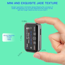 Load image into Gallery viewer, MP3 Player with Bluetooth,Portable Digital Lossless 32G Music Player with Built-in Speaker, 1.47 in Full Touch Screen, Digital Voice Recorder,E-Book,FM Radio,Mini Back Clip Design, Silver_68
