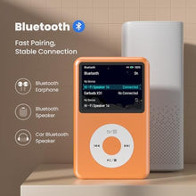 Load image into Gallery viewer, Mp3 Player with Bluetooth Y1 Portable Music Digital Players Supports Playlist Audiobook Video Nice Gadget for Kids Orange_2257
