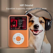Load image into Gallery viewer, Mp3 Player with Bluetooth Y1 Portable Music Digital Players Supports Playlist Audiobook Video Nice Gadget for Kids Orange_2259
