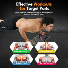 Load image into Gallery viewer, MQRW Push Up Board,Home Gym,Portable Exercise Equipment,Pilates Bar and 20 Fitness Accessories with Resistance Bands and Ab Roller Wheel,Full Body Workout at Home_715
