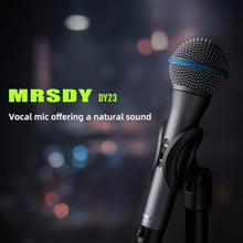 Load image into Gallery viewer, MRSDY Vocal Dynamic Microphone, Metal Handheld Wired Microphone for Singing, Mic Suitable for Karaoke and Recording, with On/Off Switch and 16.4ft XLR Cable, Black_5153
