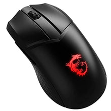 Load image into Gallery viewer, msi Clutch GM41 Lightweight Wireless Gaming Mouse &amp; Charging Dock, 20,000 DPI, 60M Omron Switches, Fast-Charging 80Hr Battery, RGB Mystic Light, 6 Programmable Buttons, PC/Mac, Black_1
