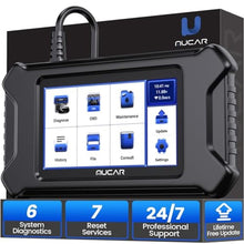 Load image into Gallery viewer, MUCAR CS6 OBD2 Scanner Diagnostic Tool, Engine Transmission BCM Car Scanner, ABS Code Reader, SRS TPMS Scan Tool, 7 Reset Service, Oil/EPB/SAS/TPMS/DPF/Throttle/ABS Bleed, Auto VIN, Free Update_1
