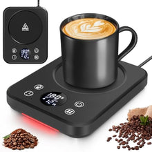 Load image into Gallery viewer, Mug Warmer - Coffee Cup Warmer for Desk with Auto Shut Off, Timer, 10 Temperature Settings, Coffee Warmer Plate, Ideal Office &amp; Home Gift (Black)_1
