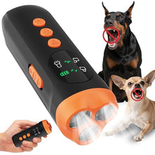 Load image into Gallery viewer, MUIMUICHU Dog Bark Deterrent Device - 3X Ultrasonic Anti Barking Device Stop Barking Control for Small Medium Large Dog Outdoor Indoor Behavior Correct 4 Training Modes Up to 50Ft Long Range, Black_1
