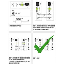Load image into Gallery viewer, Multimode ST Gigabit Fiber Media Converter - Built-in ST Fiber Module 550 m (0.34 Miles) 850 nm - to UTP Cat5e 10/100/1000 RJ-45 Auto Sensing Gigabit or Fast Ethernet - Jumbo Frame - LLF Support, Beige_8731
