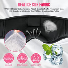 Load image into Gallery viewer, MUSICOZY Sleep Headphones Bluetooth 5.4 Headband Sleeping Eye Mask for Mom Women Men Wireless Music Earbuds Earphones for Side Sleepers Built-in HD Speakers Cool Gadgets Unique Gifts, BlushPink_918
