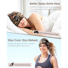 Load image into Gallery viewer, MUSICOZY Sleep Headphones Bluetooth 5.4 Headband, Sports Wireless Earphones Sweat Resistant Earbuds Sleeping Headphone with Ultra-Thin HD Stereo Speaker for Workout Running Cool Gadgets_2582

