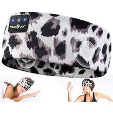Load image into Gallery viewer, MUSICOZY Sleep Headphones Bluetooth 5.4 Headband, Wireless Earphones Music Sleep Earbuds Sleeping Eye Mask with HD Stereo Speakers for Workout Running Travel Yoga, Ideal Gifts for Women Men, BeigeLeopard_1
