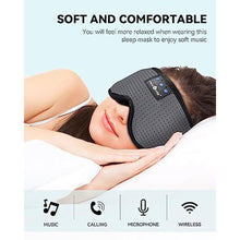 Load image into Gallery viewer, MUSICOZY Sleep Headphones Bluetooth Sleep Eye Mask for Sleeping, Headband Wireless Music Sleeping Masks Headphones, Sleep Earbuds for Side Sleepers Men Women with Speakers Cool Tech Gadgets(Grey)_42

