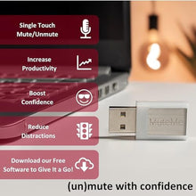 Load image into Gallery viewer, MuteMe Mini - USB A - Illuminated Physical Mute Button for Zoom, Teams &amp; More (As Seen on Shark Tank). Free Windows/Mac Software Required to Use_797
