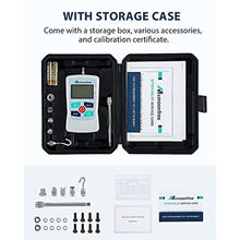 Load image into Gallery viewer, Mxmoonfree 500N Digital Force Gauge Push Pull Tester Portable with Case_7998

