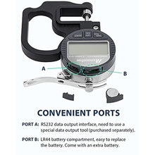Load image into Gallery viewer, Mxmoonfree Digital Thickness Gauge 0-12.7mm/0.5inch 0.001mm High Resolution_7963
