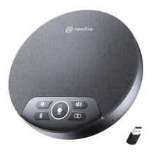 Load image into Gallery viewer, N newline Conference Speaker and Microphone, 4 AI Mics 360 Voice Pickup, Plug &amp; Play, Bluetooth Speakerphone w/dongle, Wireless Daisy Chaining, Noise Reduction, for Meeting, Home Office, NewPie 91_1
