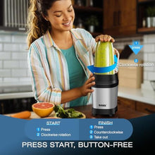 Load image into Gallery viewer, Nahida 1200W Blender Blender with 2 Sharp 6 Fins Blades and 3 Portable Cups Personal Blenders, Black_4550
