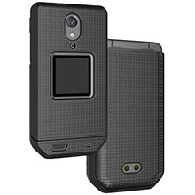 Load image into Gallery viewer, Nakedcellphone Combo for CAT S22 Flip Phone Case with Belt Clip - Black_8286
